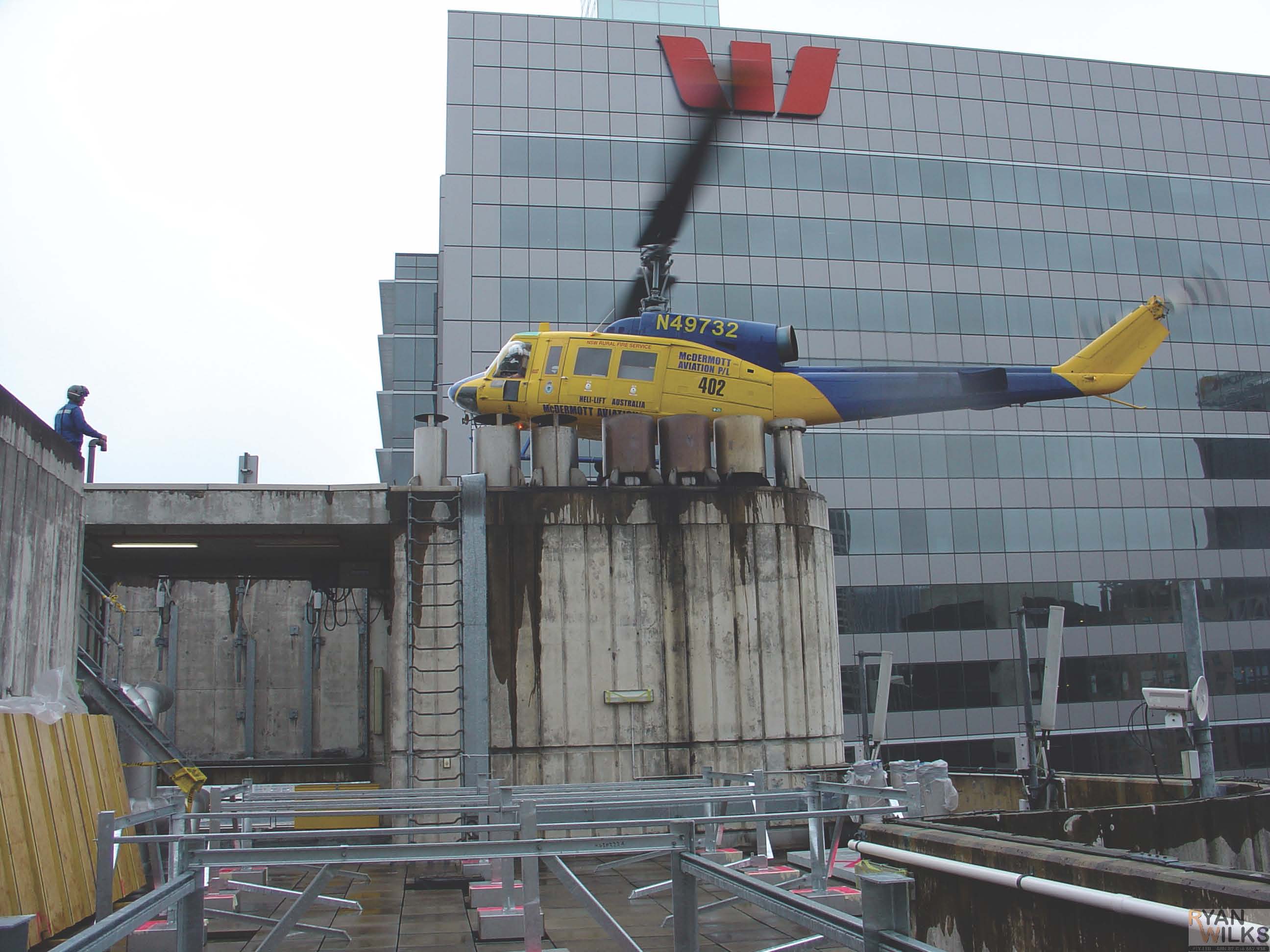 Helicopter Lifts Ryan Wilks